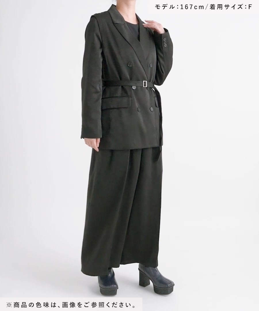 百田夏菜子着用/SET UP対応 LADIES】KIHINN2WAYジャケット＊ジレ