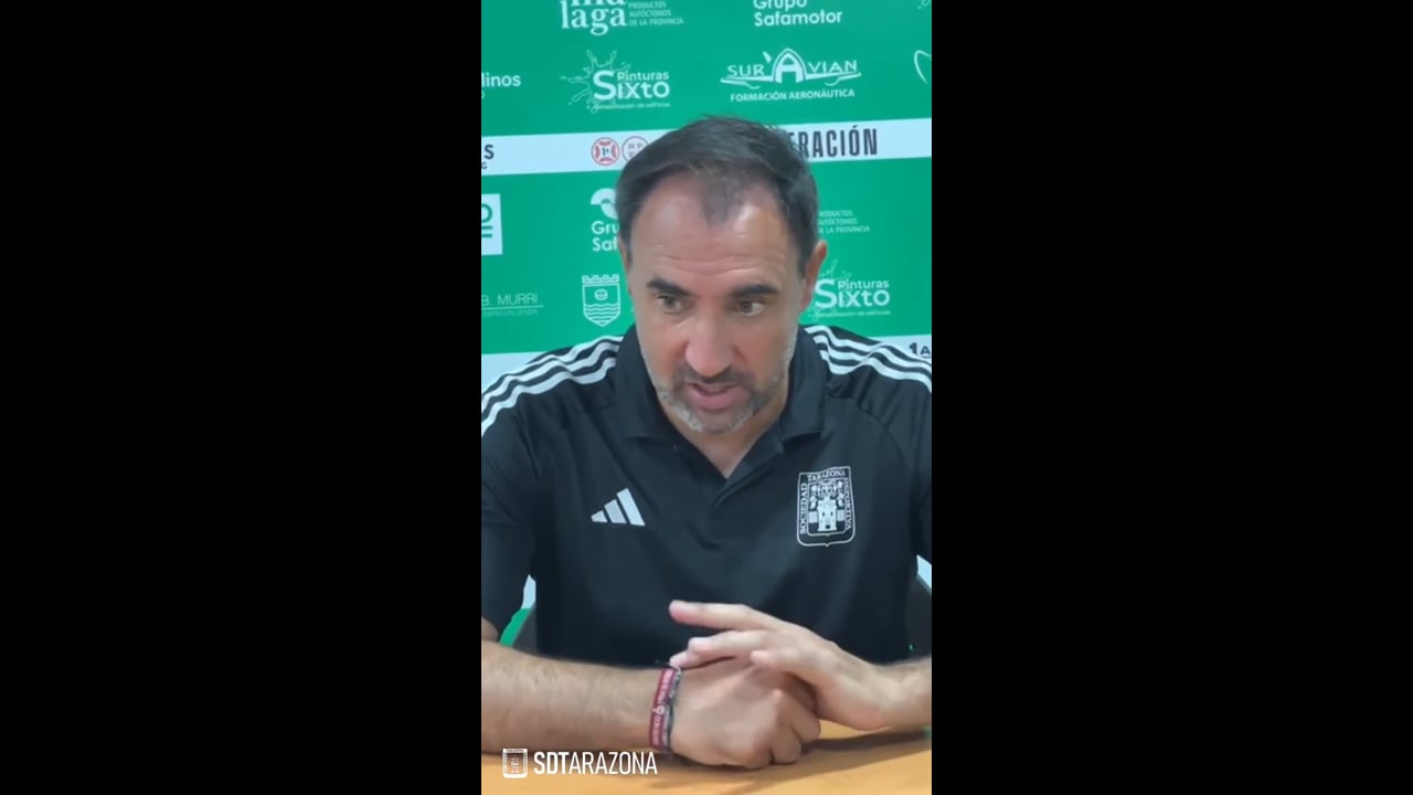JUANMA BARRERO (Entrenador Tarazona) Torremolinos CF 2-1 SD Tarazona / J3 - 1ª RFEF G2 / Fuente: SD Tarazona 