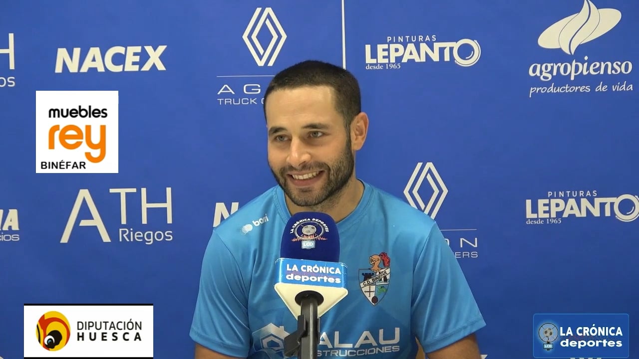 CHICHO (Jugador Binéfar) CD Binéfar 2-3 CF Épila / Jor. 2 / Tercera Rfef