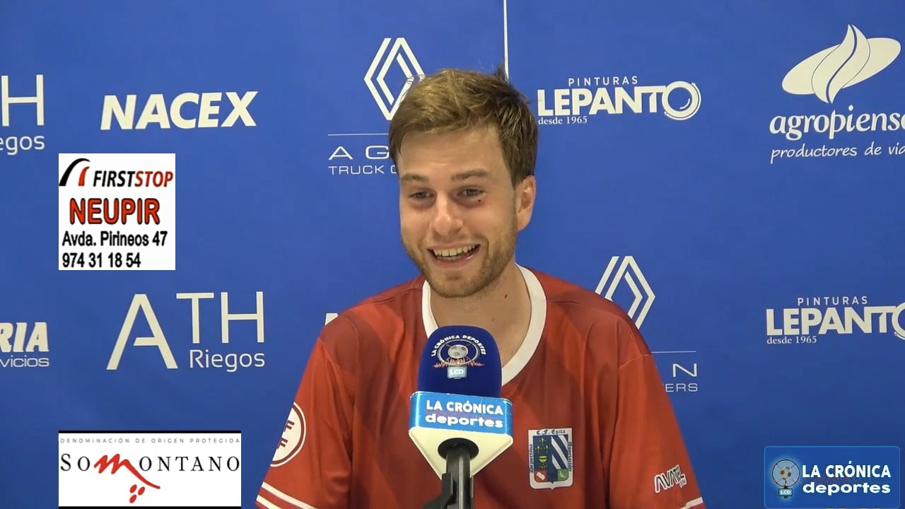 ÁLVAREZ (Jugador Épila) CD Binéfar 2-3 CF Épila / Jor. 2 / Tercera Rfef