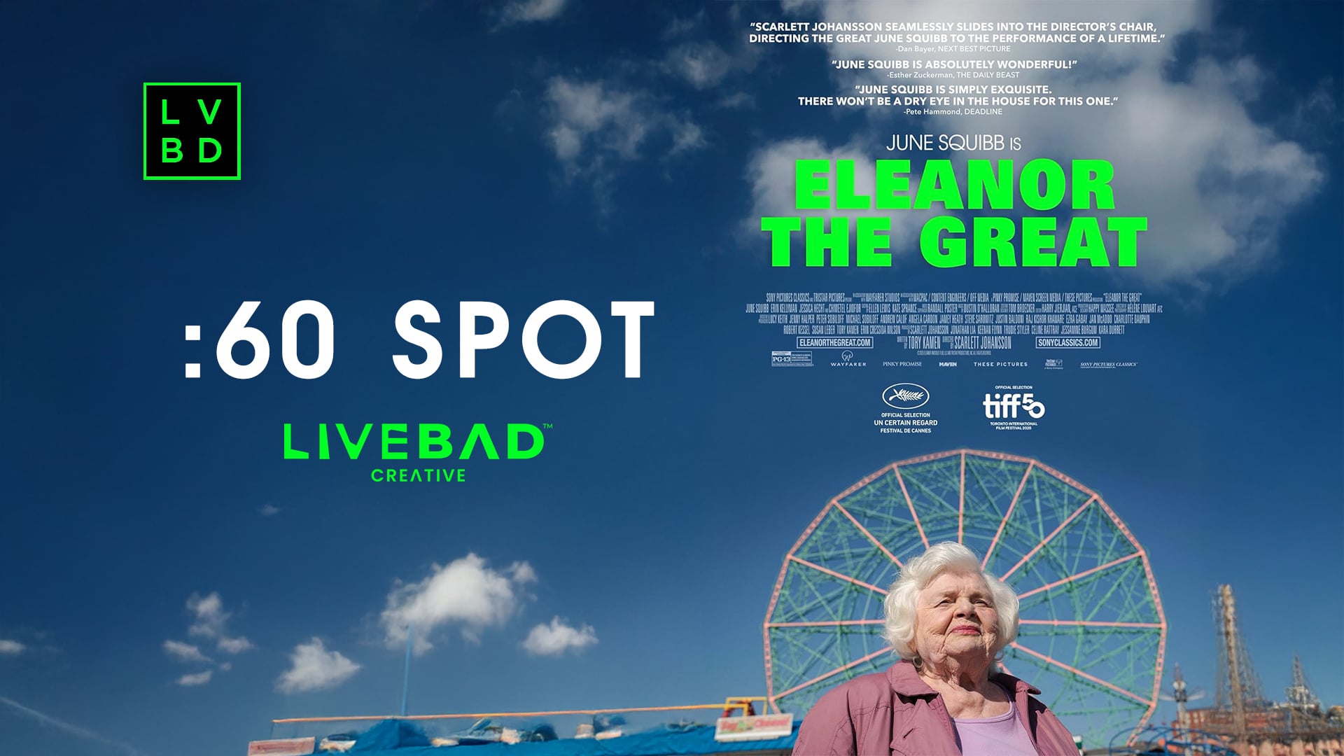 ELEANOR THE GREAT - DIGITAL SPOT :60 "FRIENDSHIP"