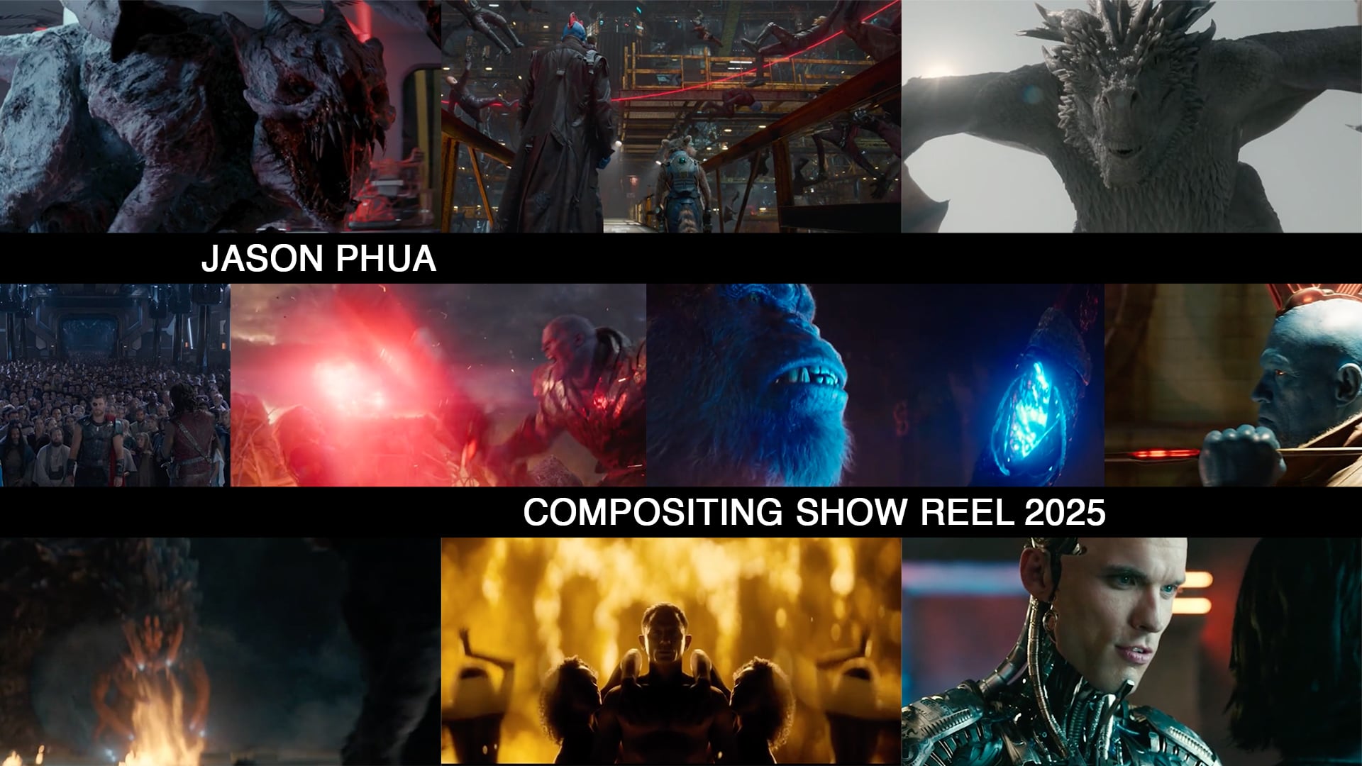 Compositing Show reel 2025