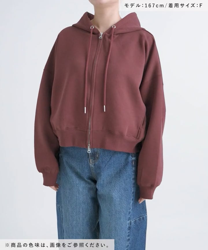 じおじおページ カラー予約】ZIPショートフーディ | [公式]ローリーズファーム