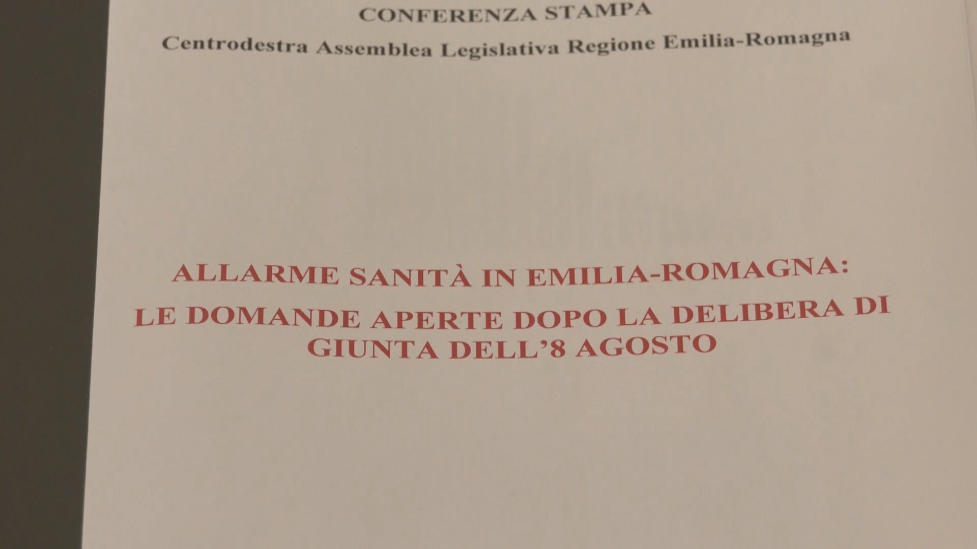 La Sanità regionale nel mirino dell’opposizione