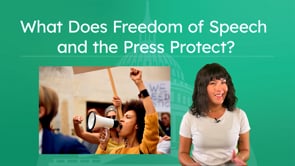 What Does Freedom of Speech and the Press Protect?
