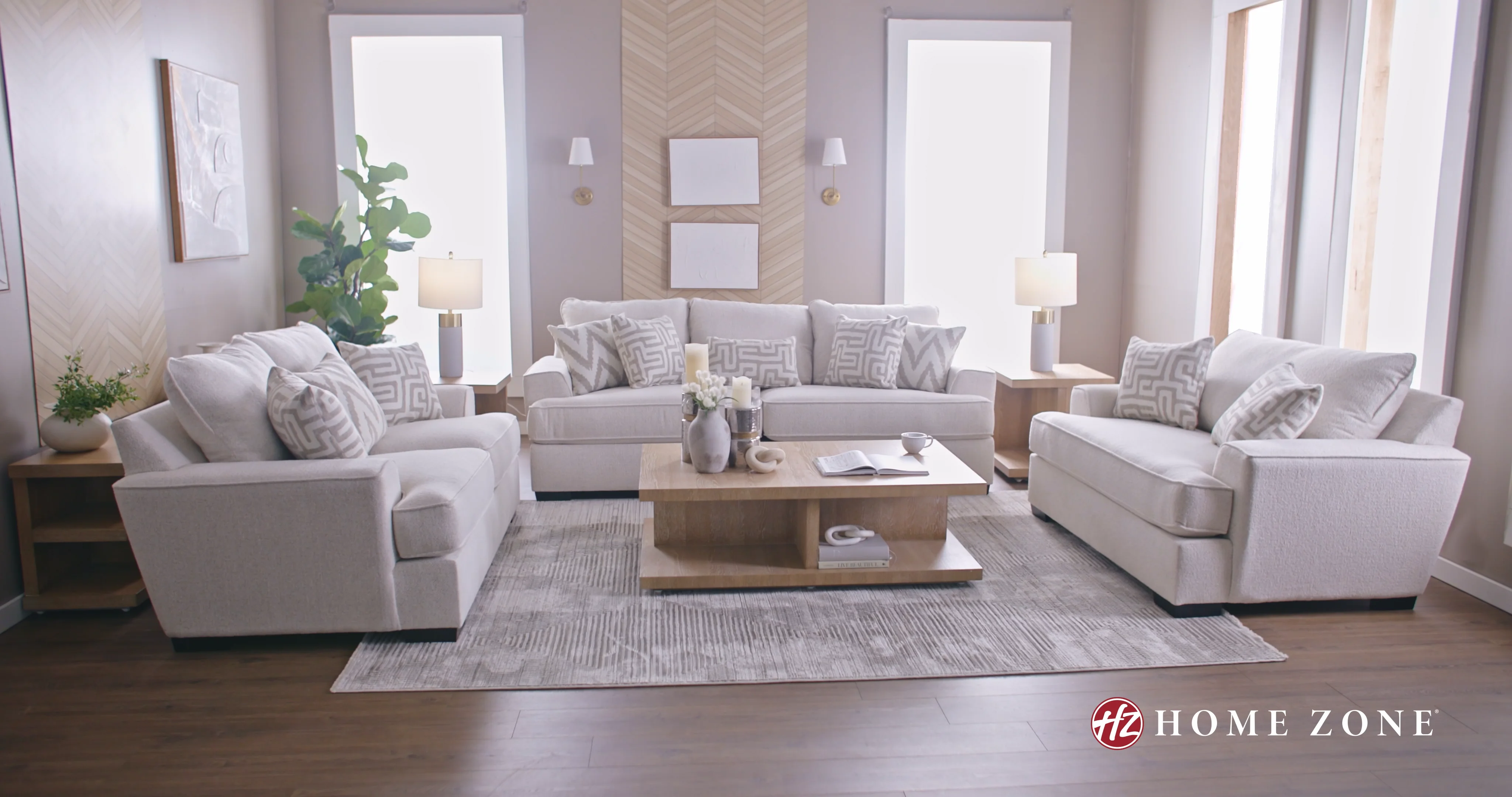 Titan Holltop Snow Ottoman – Home Zone Furniture