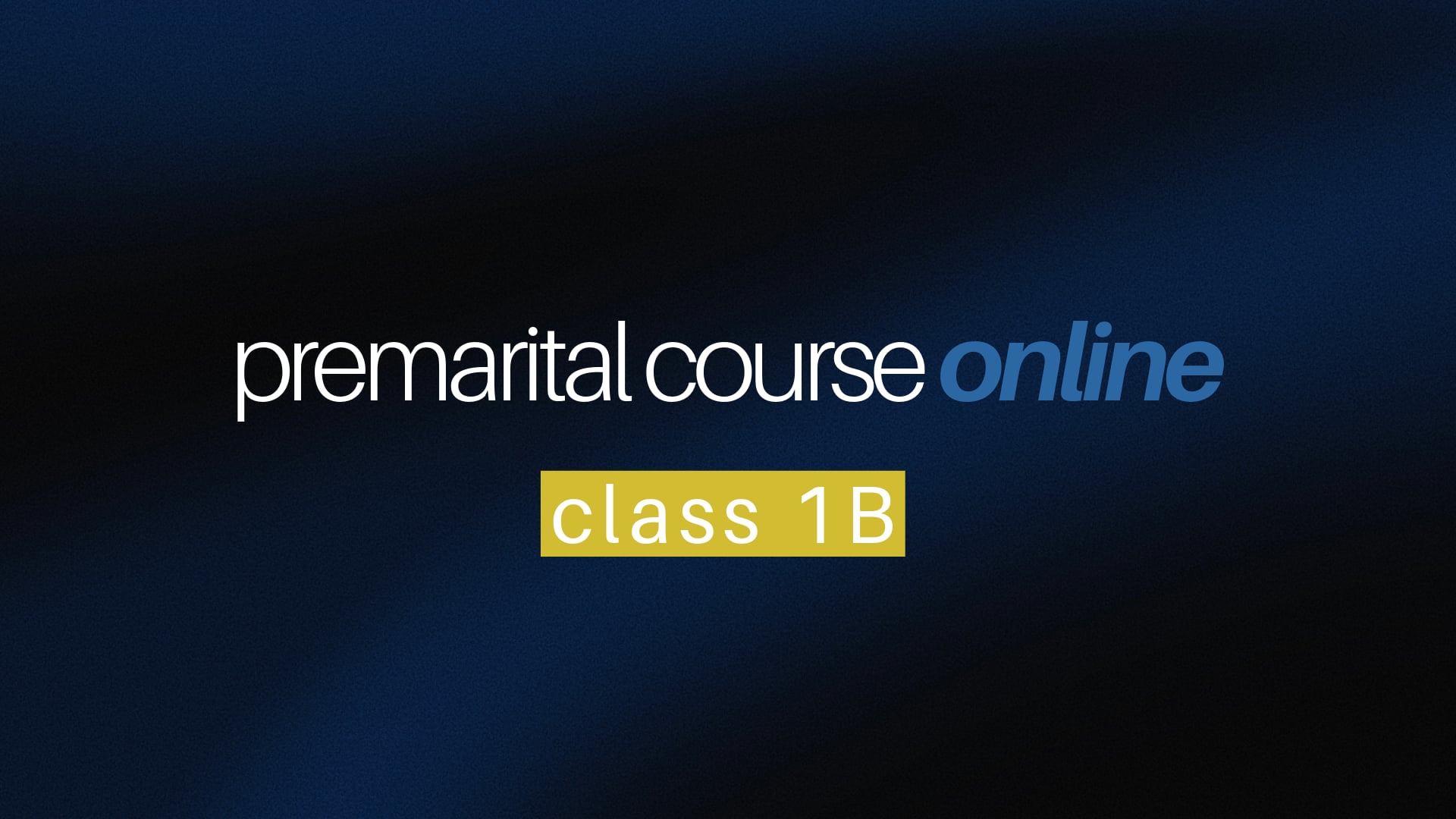CLASS 1B