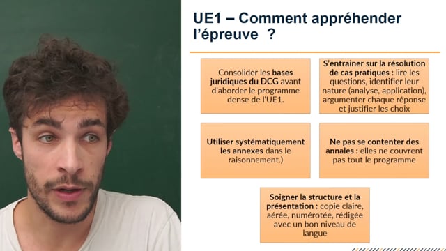 DSCG : réussir l'UE1 et l'UE4