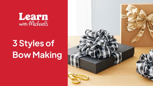 Recorded Live: 3 Styles of Bow Making Expert-Led Craft Tutorial On ...
