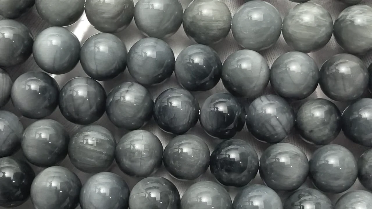 イーグルアイ ラウンド8mm 半連/1連（約38cm）｜天然石ビーズ・ルース 