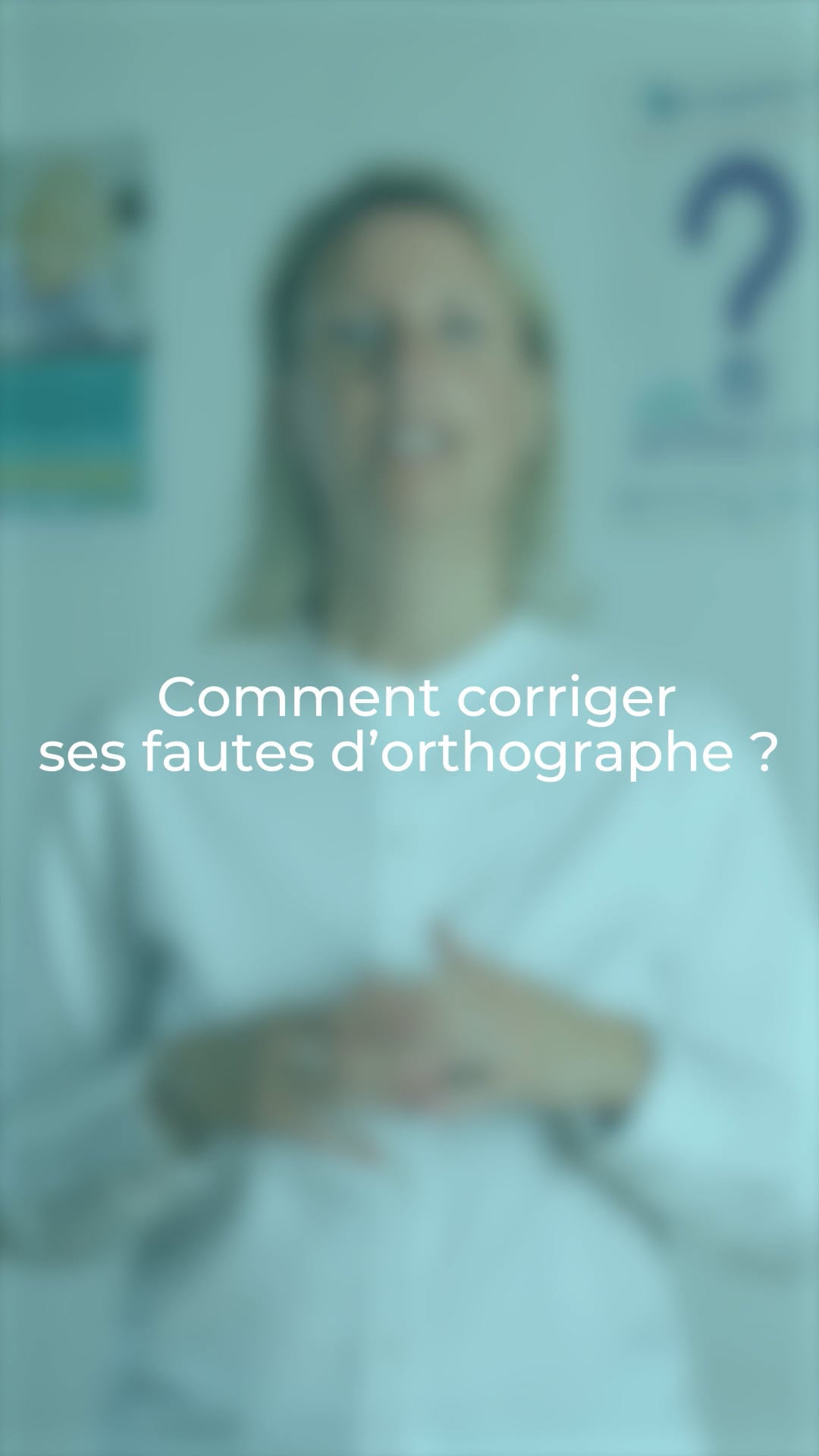 Comment corriger ses fautes d’orthographe ? | Videos & Movies on Vimeo