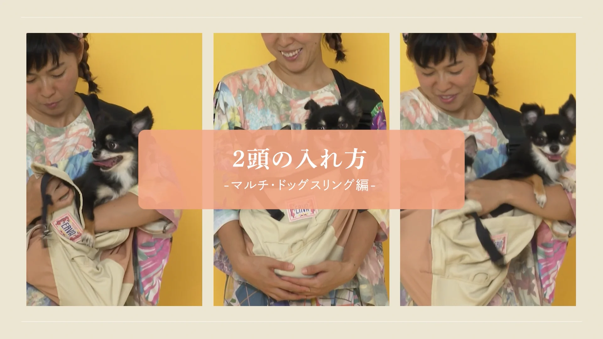 ドッグスリングの使い方動画集 | ドッグスリング・犬の抱っこ紐専門