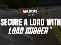 Lift-All® Load Hugger™ 27 ft. Yellow Ratchet Strap and Hook LIF61001 at Pollardwater