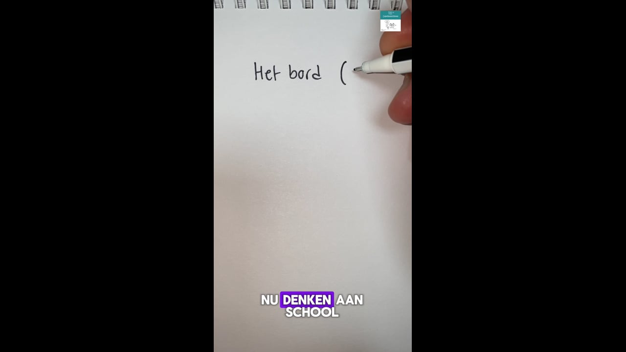 Bord (het)/ de borden (school)