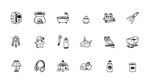 Animated Sleep Doodle Icon Set, an Outline Icon by Vectors Market (Thumbnail 5 of 5)