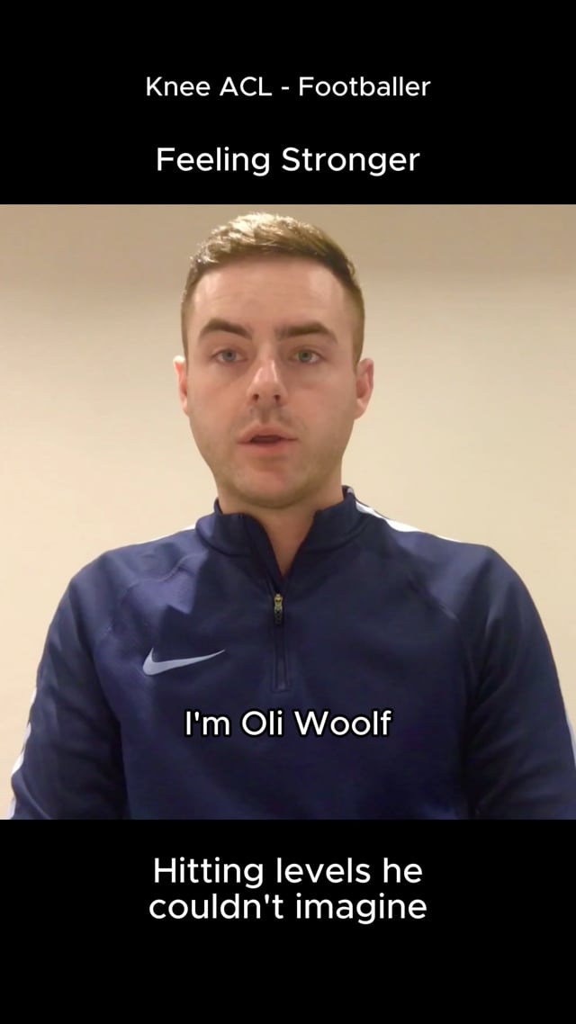 Oli talking through his results