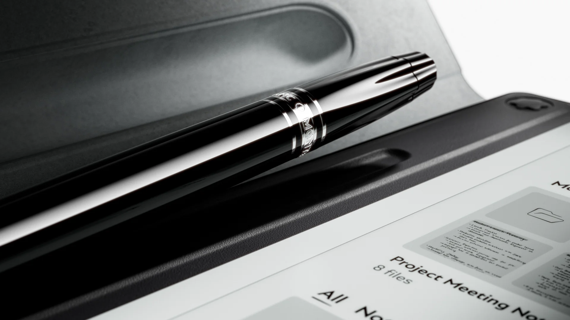 FRAME Puts Digital Pen to Digital Paper for Montblanc - Motion