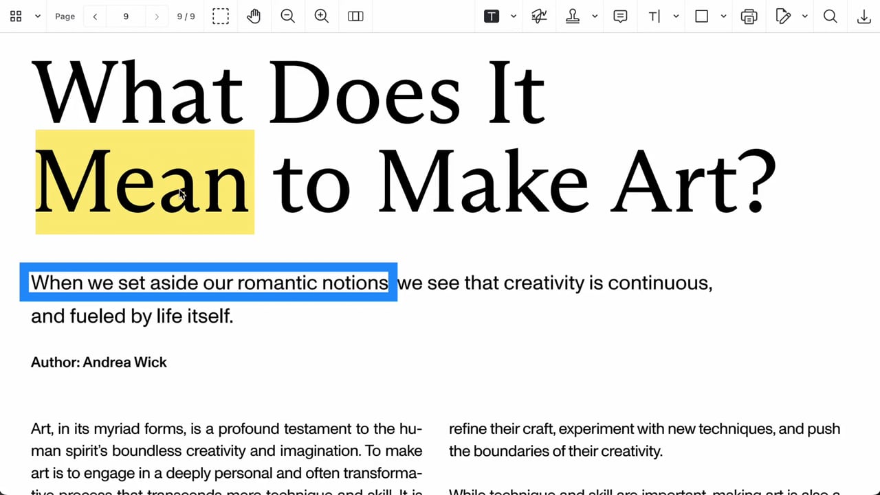 Personalize annotations