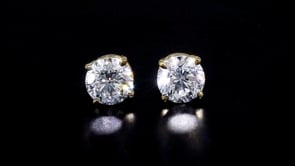 3.00 ct. t.w. Lab-Grown Diamond Stud Earrings in 14kt Yellow Gold