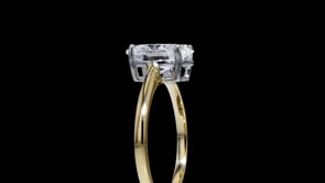 2.00 Carat Oval Lab-Grown Diamond Solitaire Ring in 14kt Yellow Gold