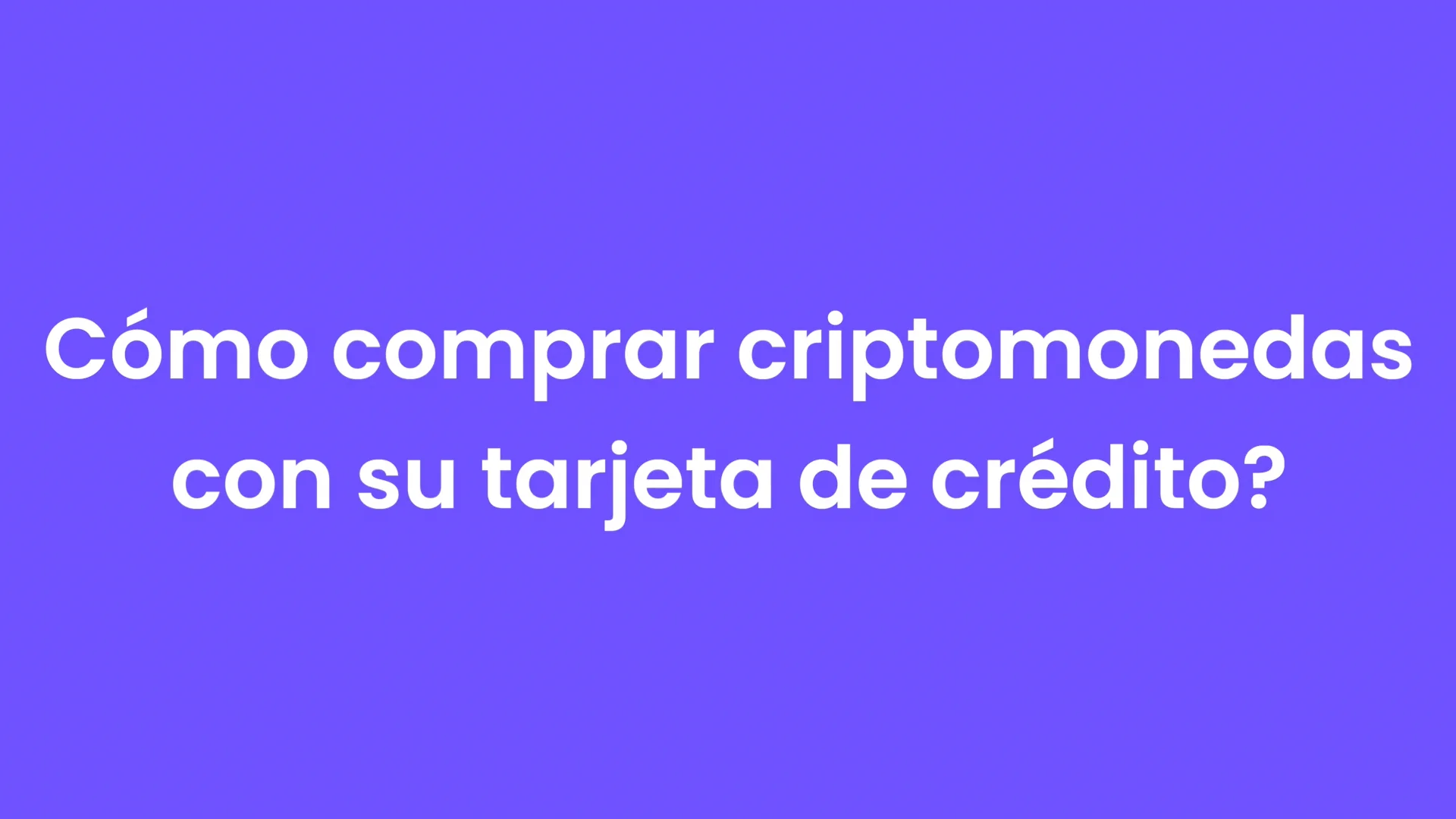 ¿Cómo comprar criptomonedas con tu tarjeta de crédito? | ES W 04