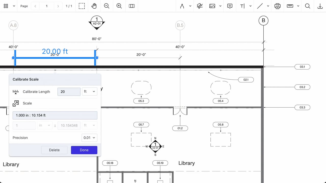 Set scale and secondary units