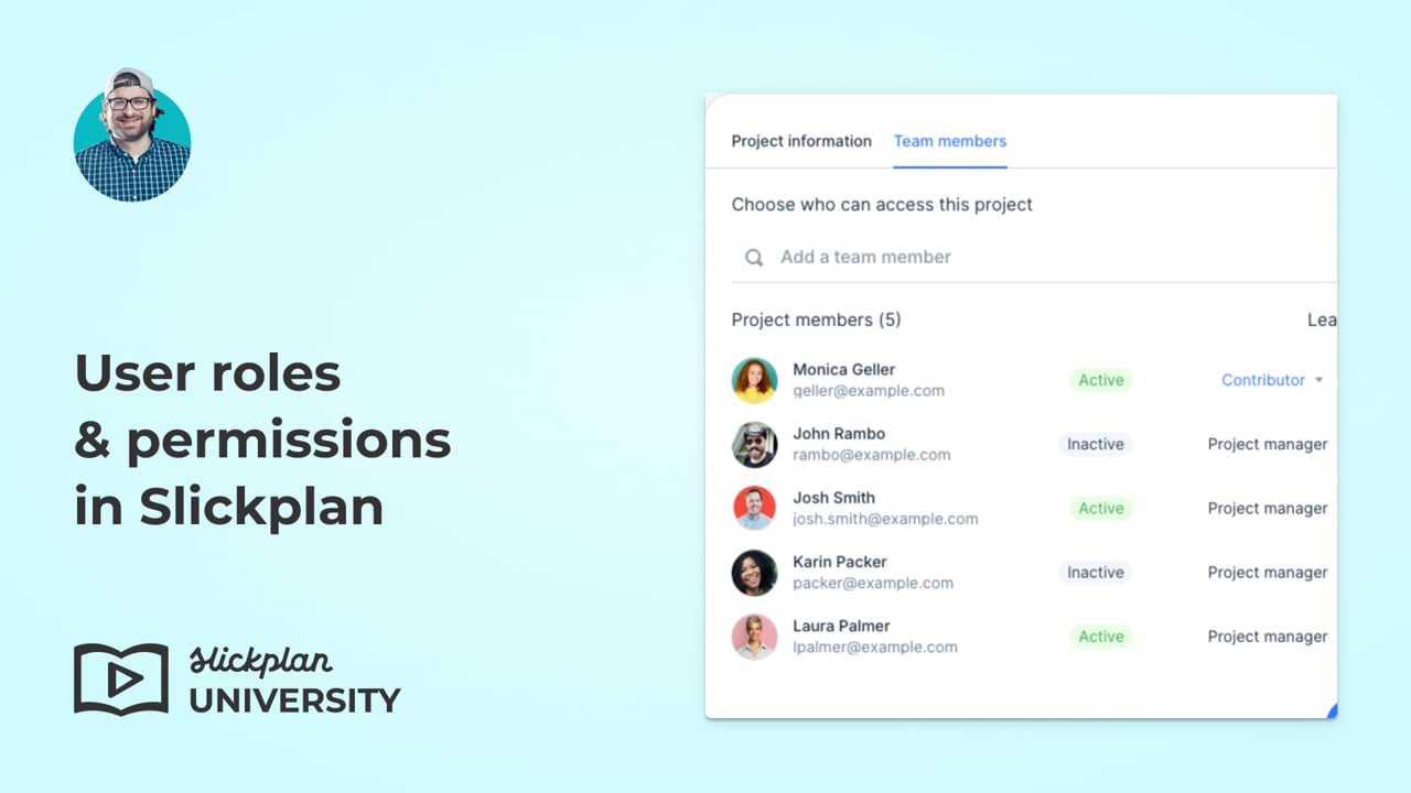 User roles & permissions in Slickplan