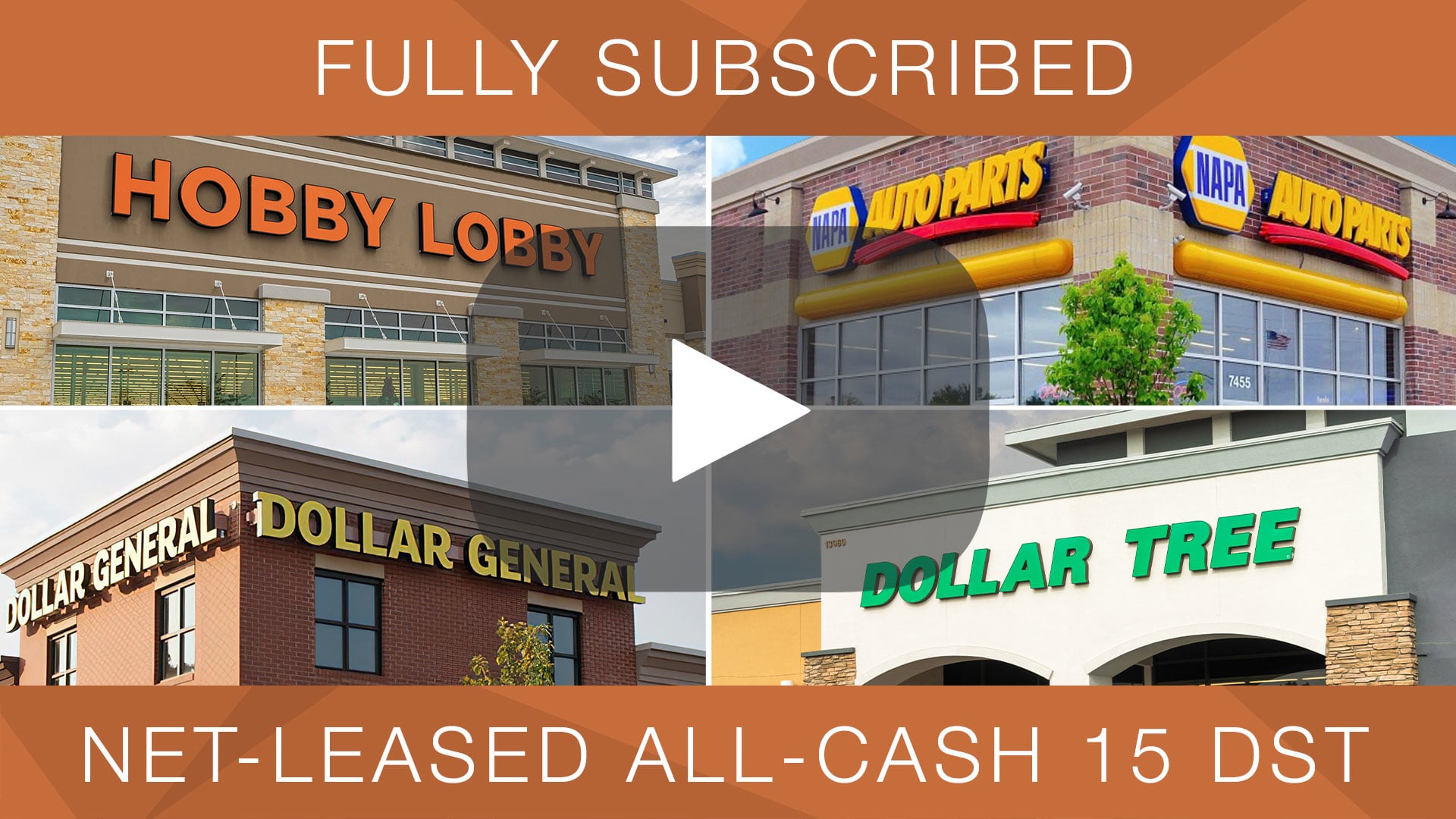 All-Cash 15 DST Fully Subscribed