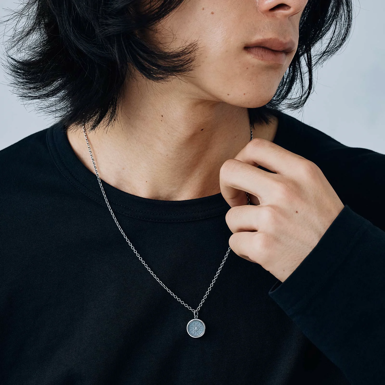 SYMPATHY OF SOUL（シンパシーオブソウル） Frame Coin Necklace