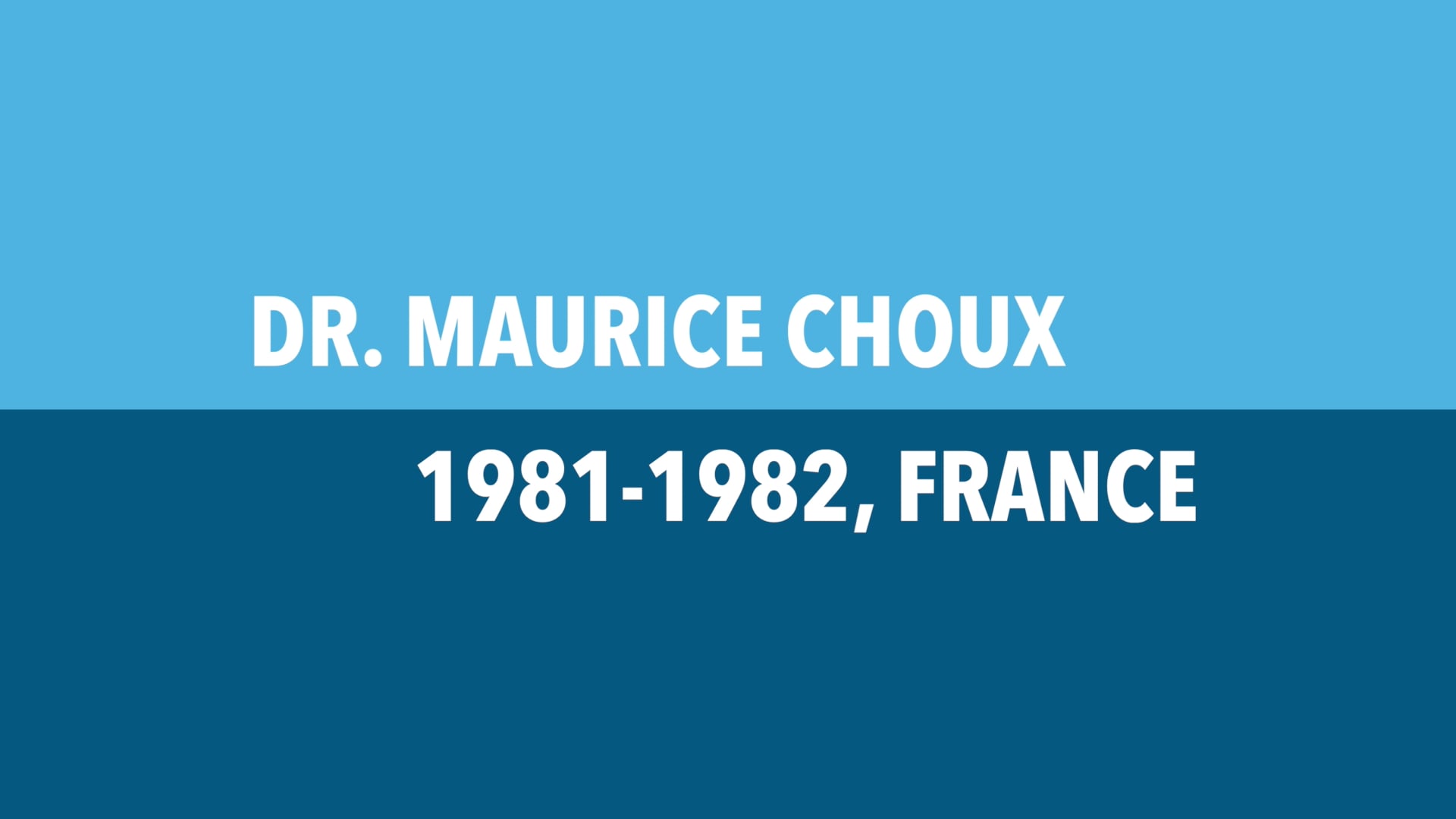 ISPN LEGACY – Interview with Maurice Choux (France, President 1981–1982)
