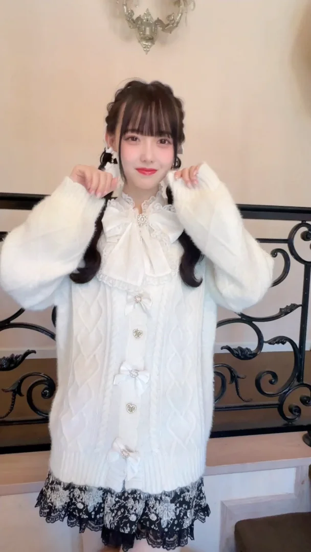 ハートケーブルカーディガン | Rlab store