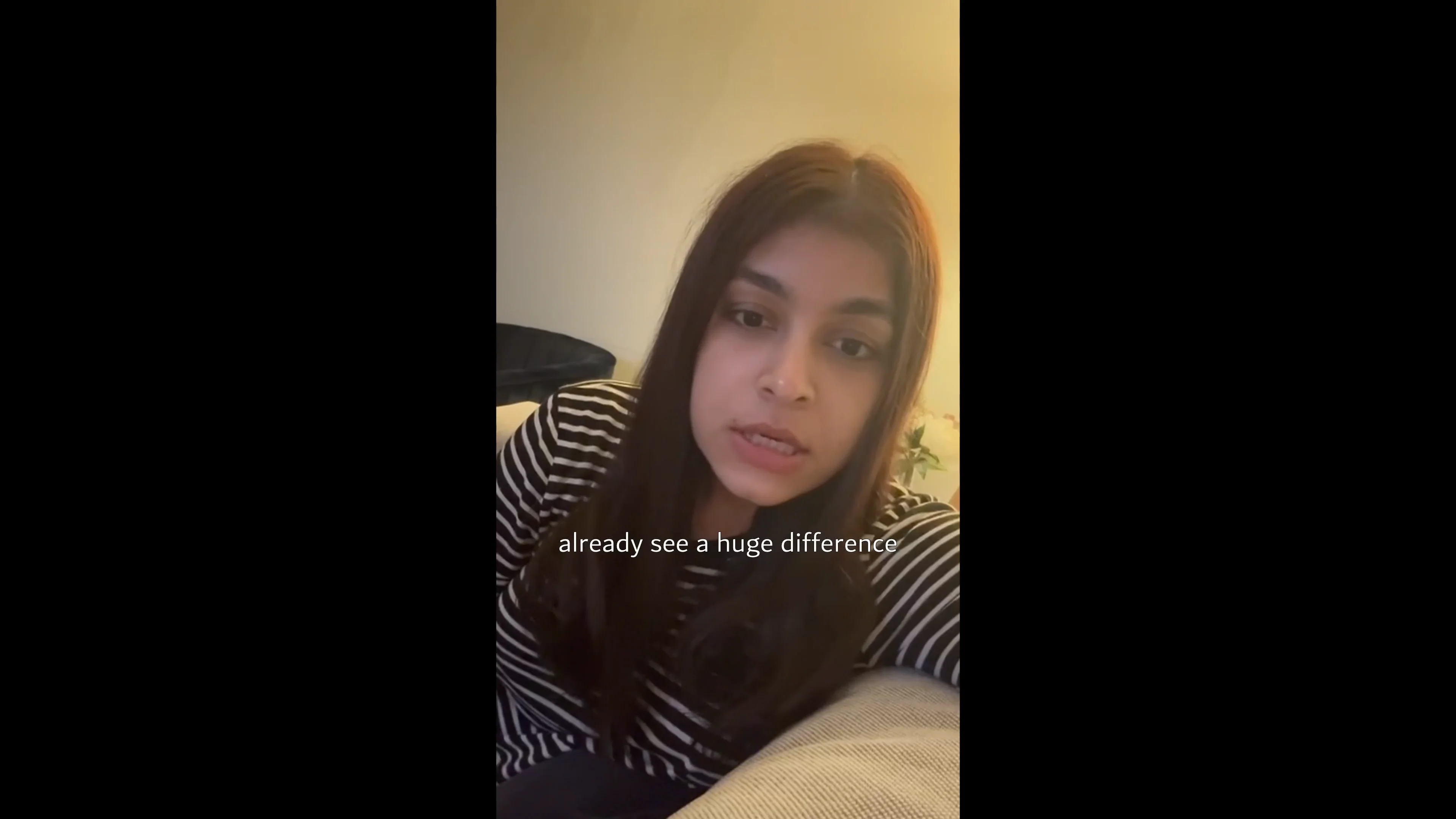 Pooja sharing her post-pregnancy transformation experience
