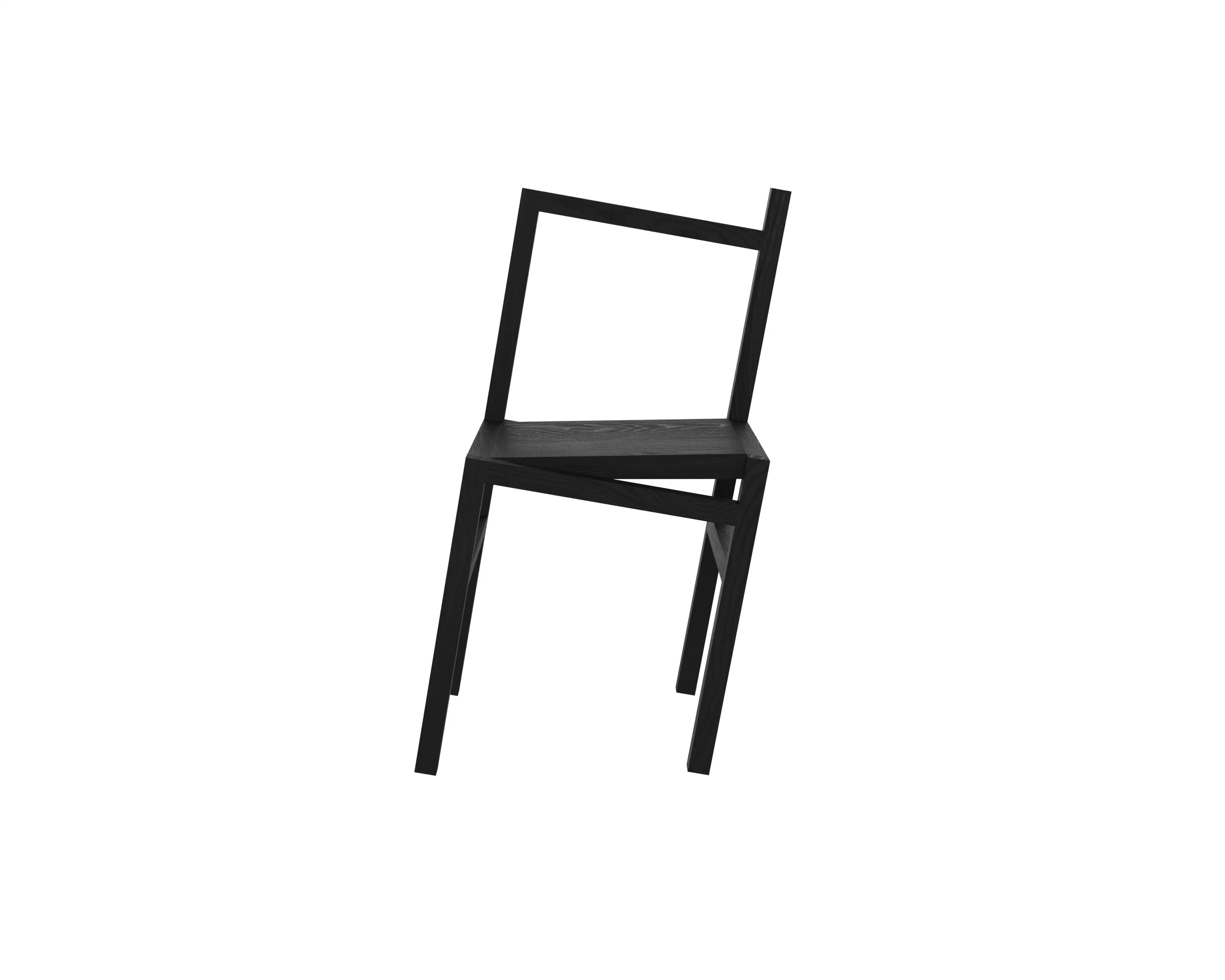 9.5° Chair Black Ash | Sleek and Modern Seating | FRAMA