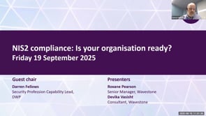 SASIG Webinar - NIS2 compliance: Is your organisation ready? 2025-09-19 10:00:00