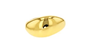 Italian 14kt Yellow Gold-Plated Wave Ring