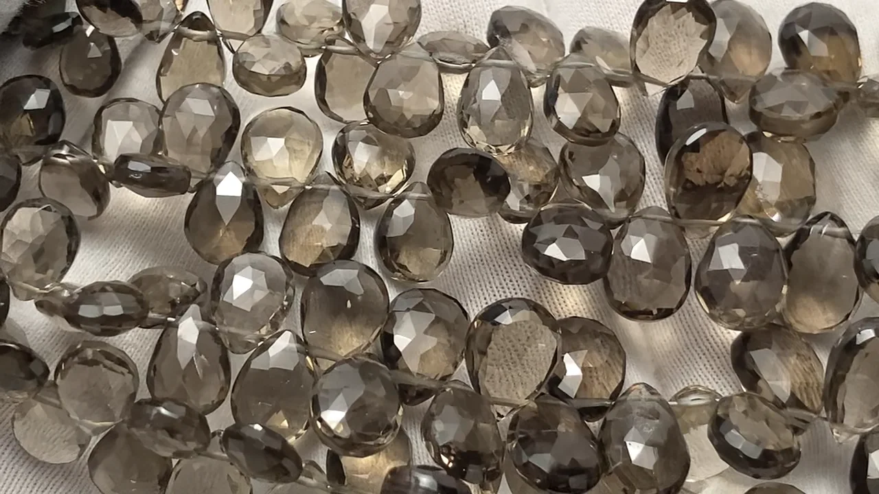 ライトカラースモーキークォーツ （茶水晶）｜産地・ブラジル ペア