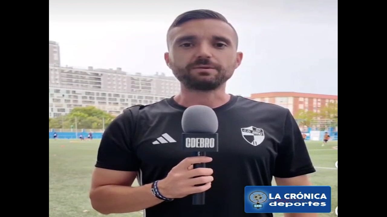 LA PREVIA / UD Logroñés - CD Ebro / JAVIER GENOVÉS (Entrenador Ebro) Jor. 3 - Segunda Rfef / Gr 2 / Fuente: Instagram CD Ebro