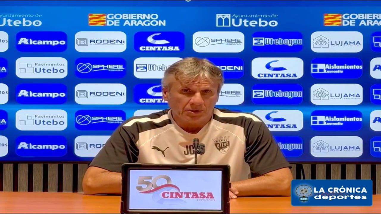 LA PREVIA / Deportivo Aragón - Utebo FC / JUAN CARLOS BELTRÁN (Entrenador Ebro) Jor. 3 - Segunda Rfef / Gr 2 / Fuente: Utebo FC