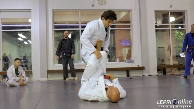 Straight Ankle Lock Escape Continuation to Mount