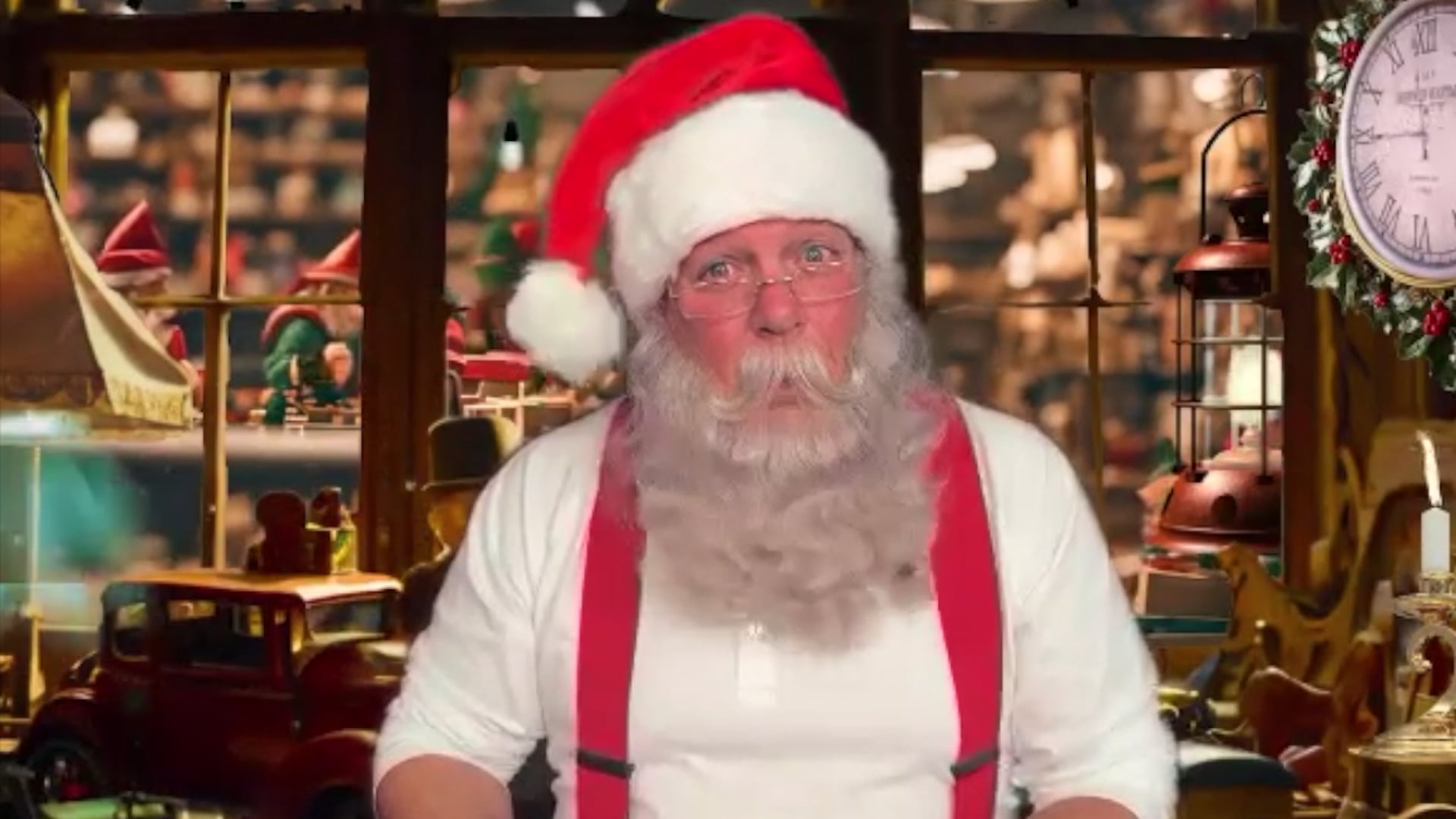 Promotional video thumbnail 2 for Candy Cane Santa