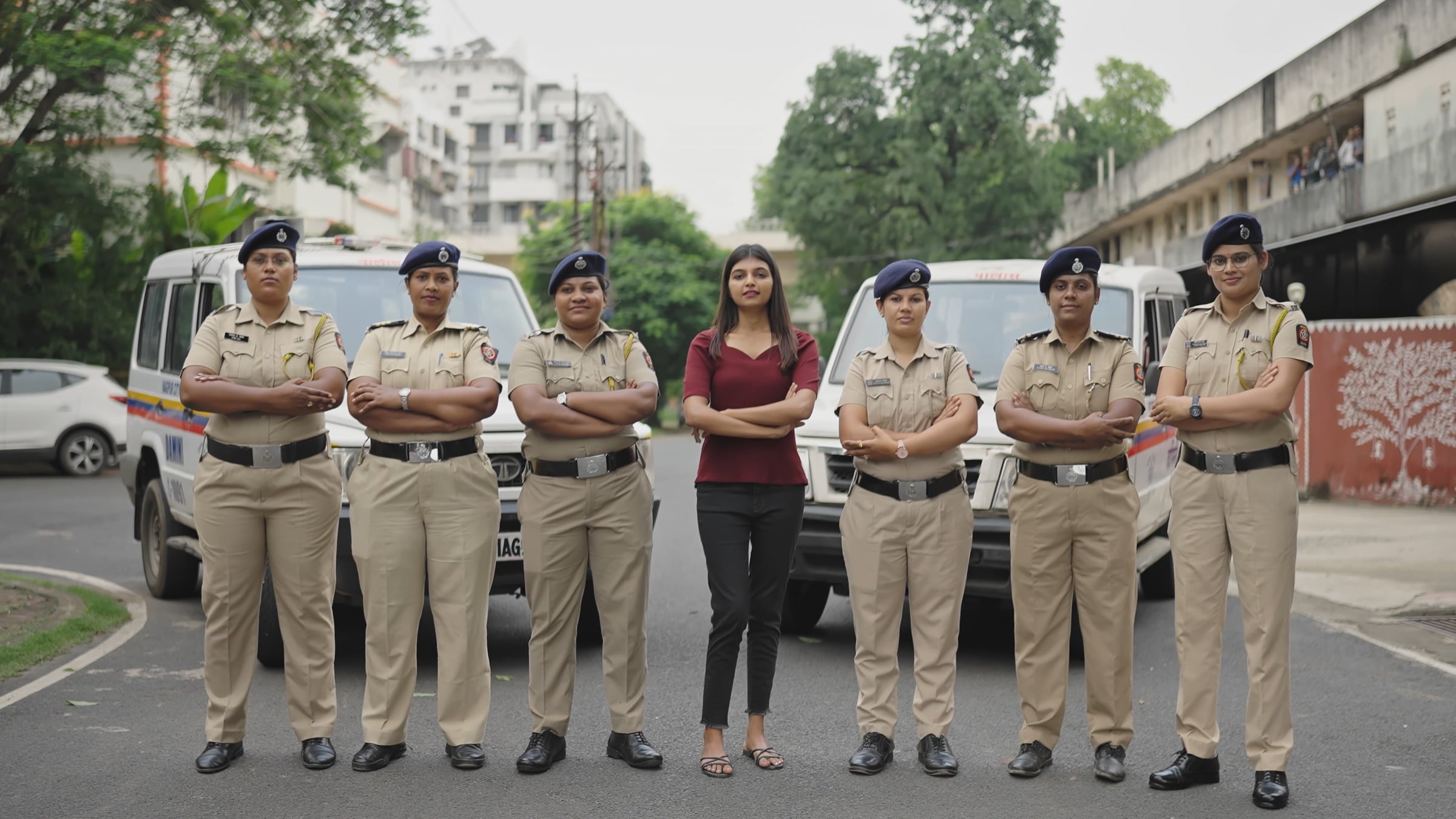 Nagpur Police street harassment awareness film still
