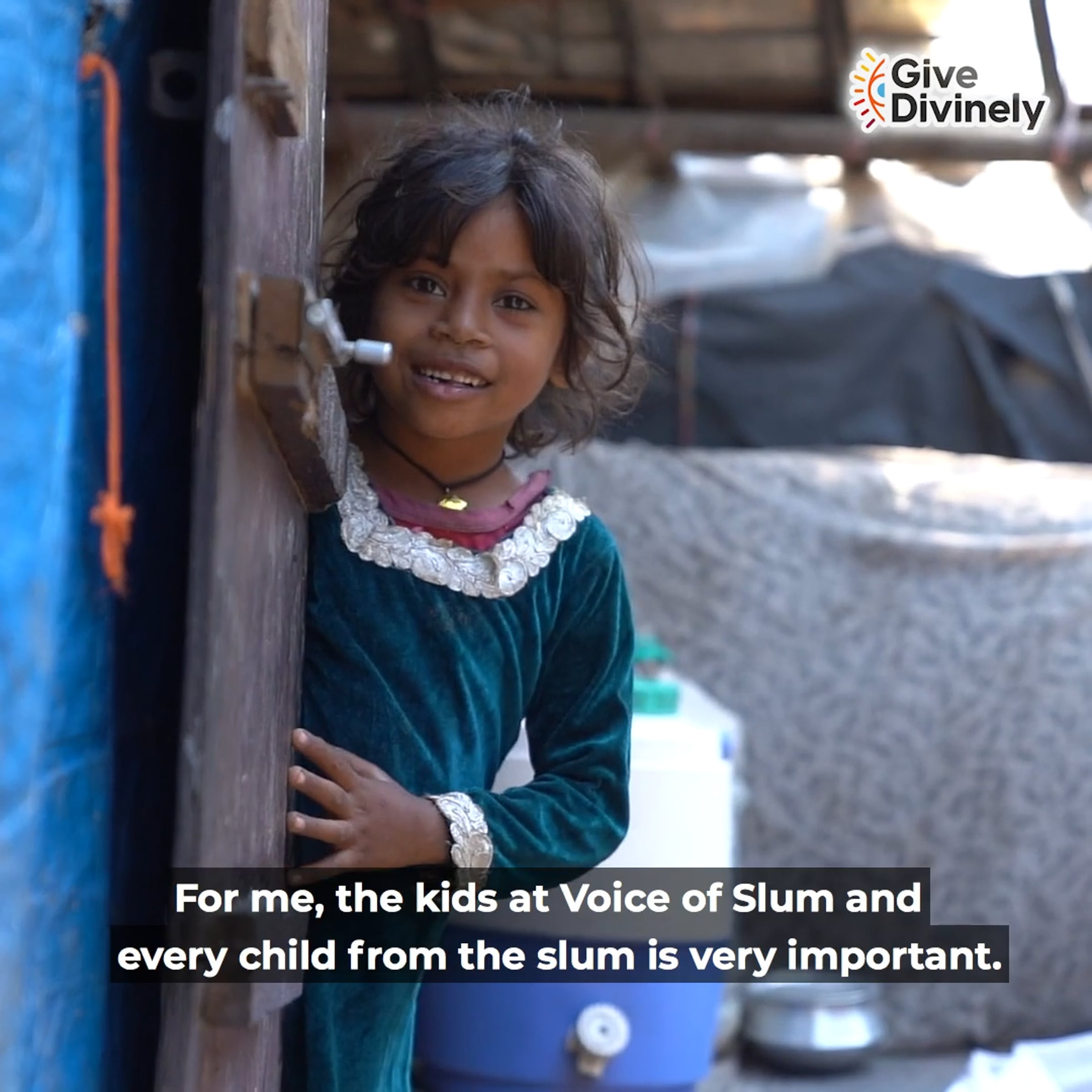 Voice of Slum fundraiser film still