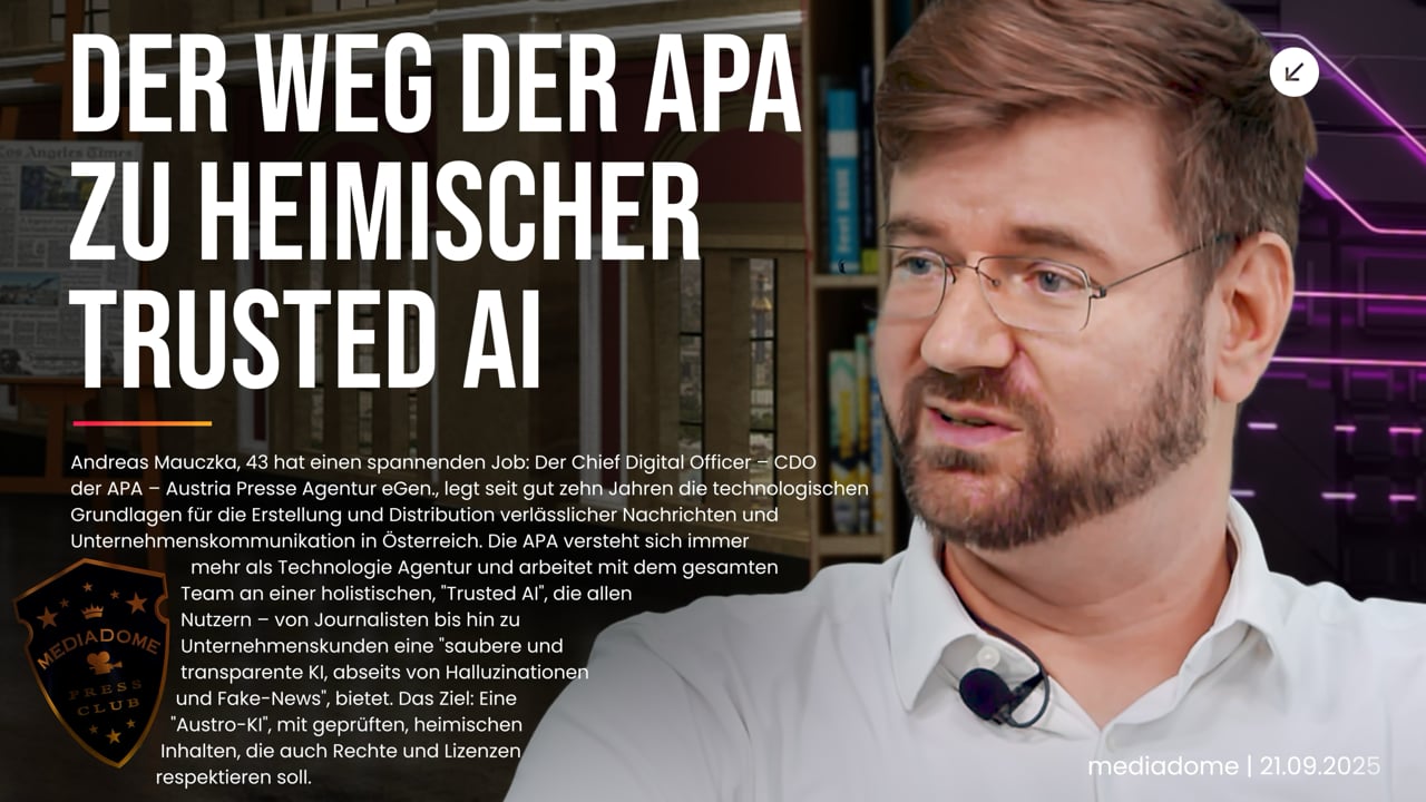 Austria Presse Agentur eGen – Der Weg der APA zu heimischer Trusted AI