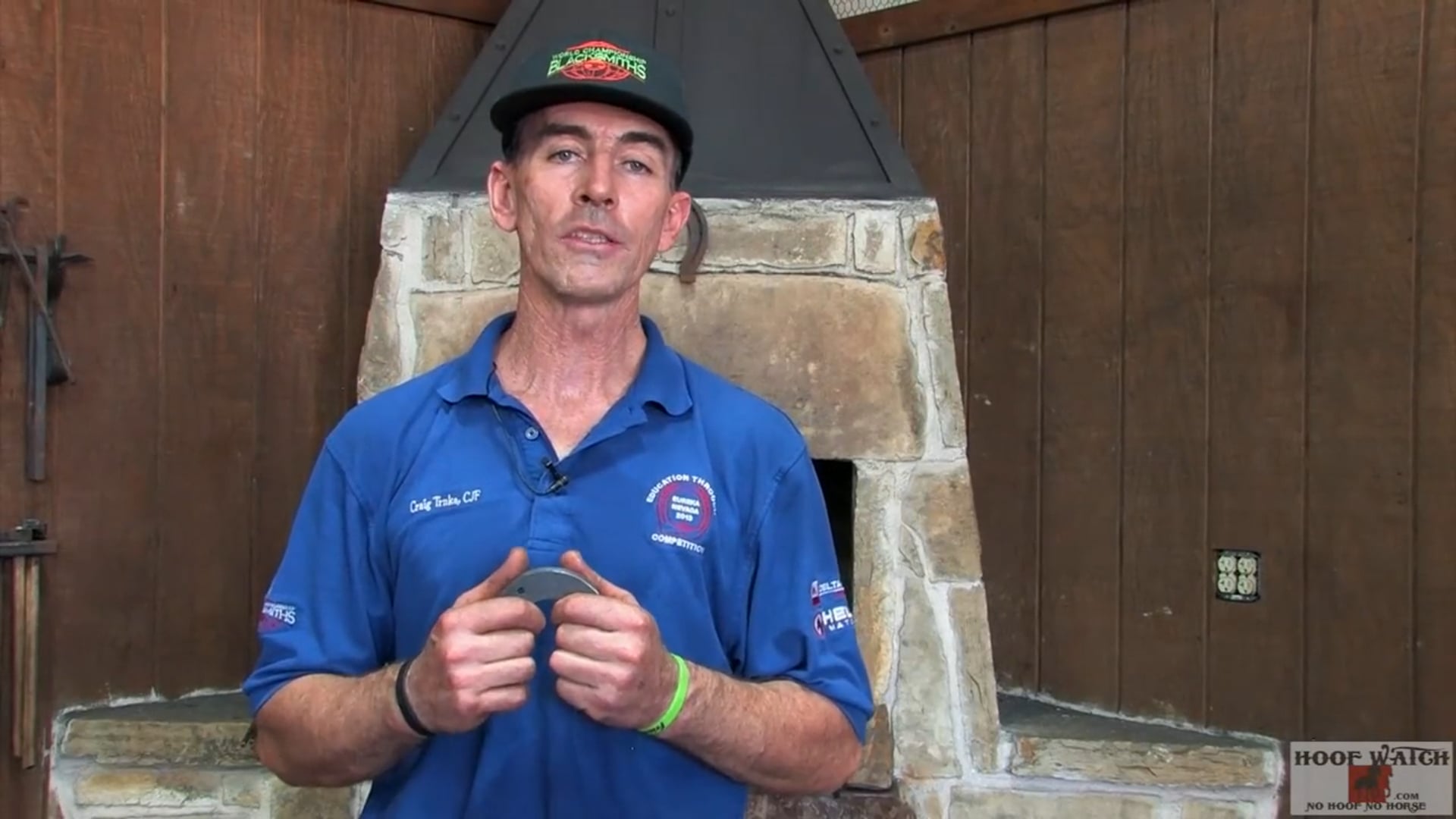 World Championship Blacksmiths – Craig Trnka, CJF Ayrshire caulk and wedge