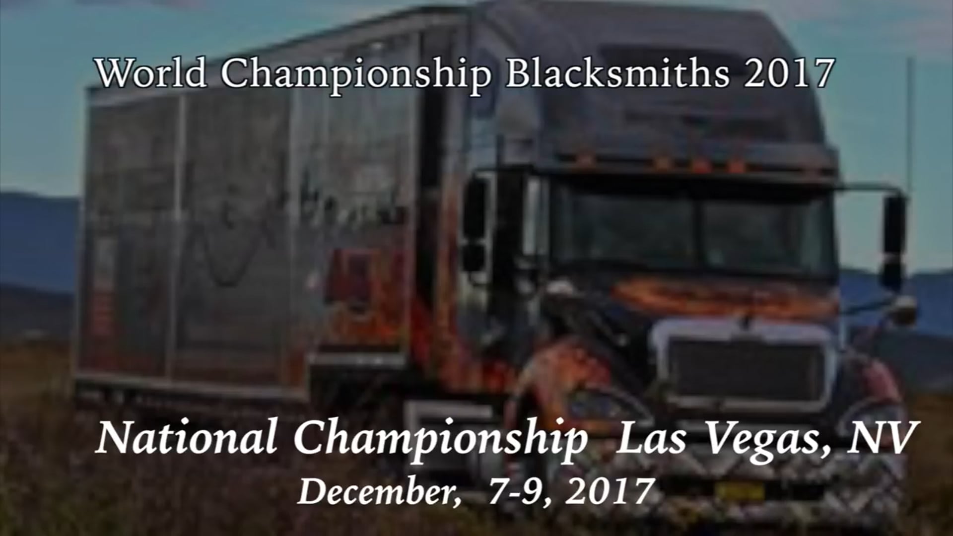 World Championship Blacksmiths Craig Trnka, CJF -Hind Draft Lateral Support Shoe (720p)