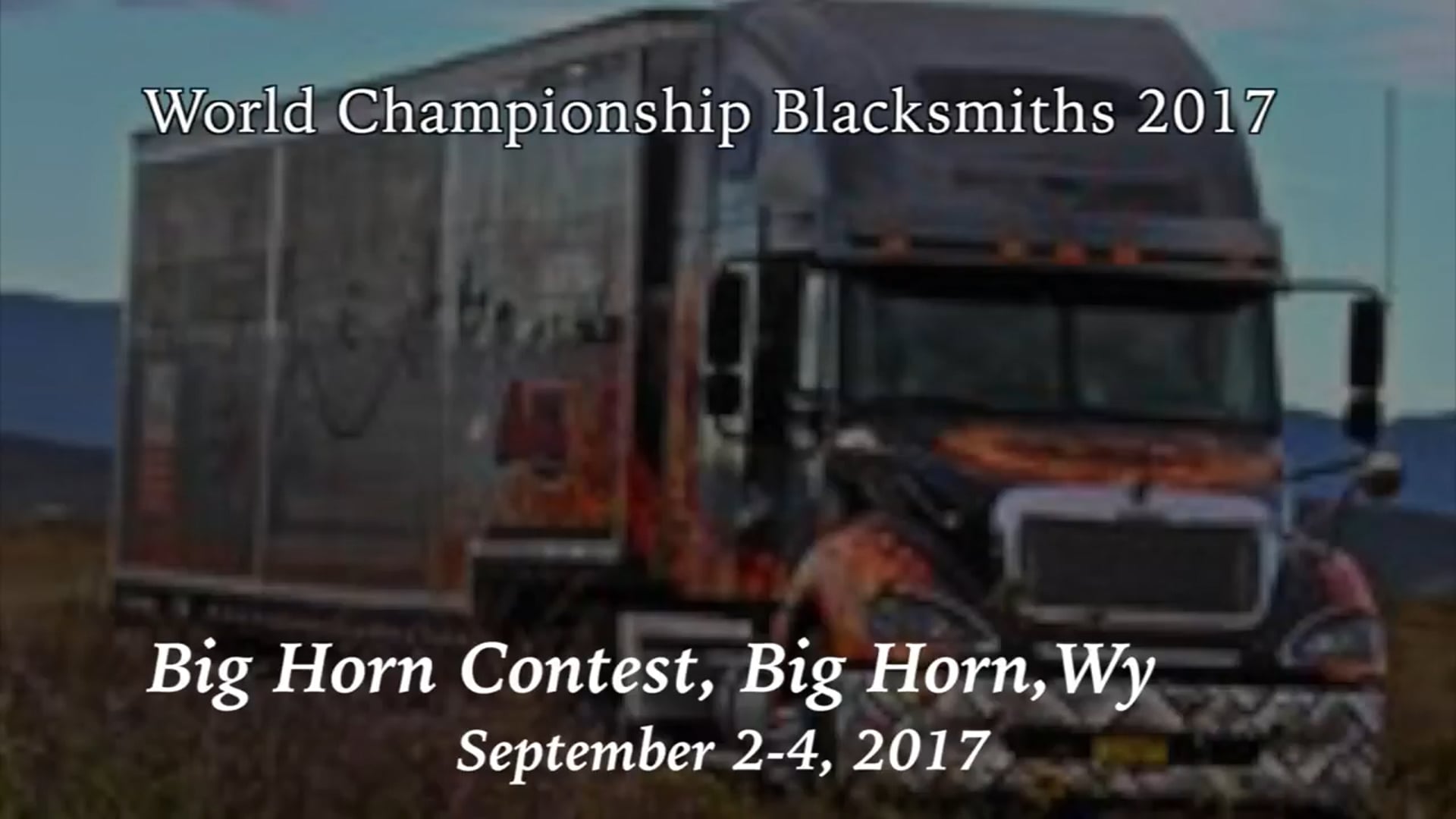 world Championship Blacksmiths Craig Trnka, CJF -Front Work Horse Shoe (720p)