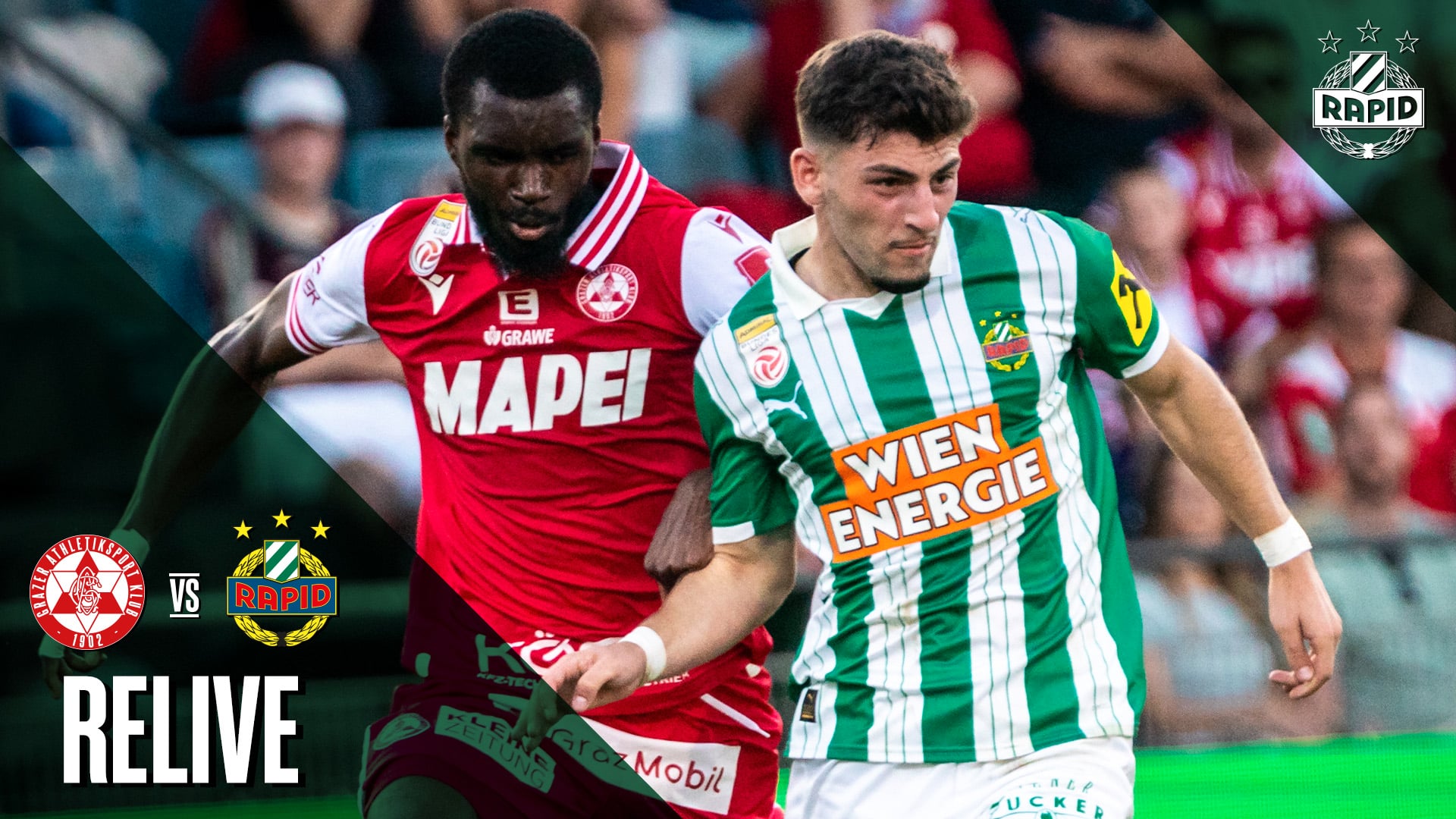 Relive: Grazer AK – SK Rapid | 21.09.2025