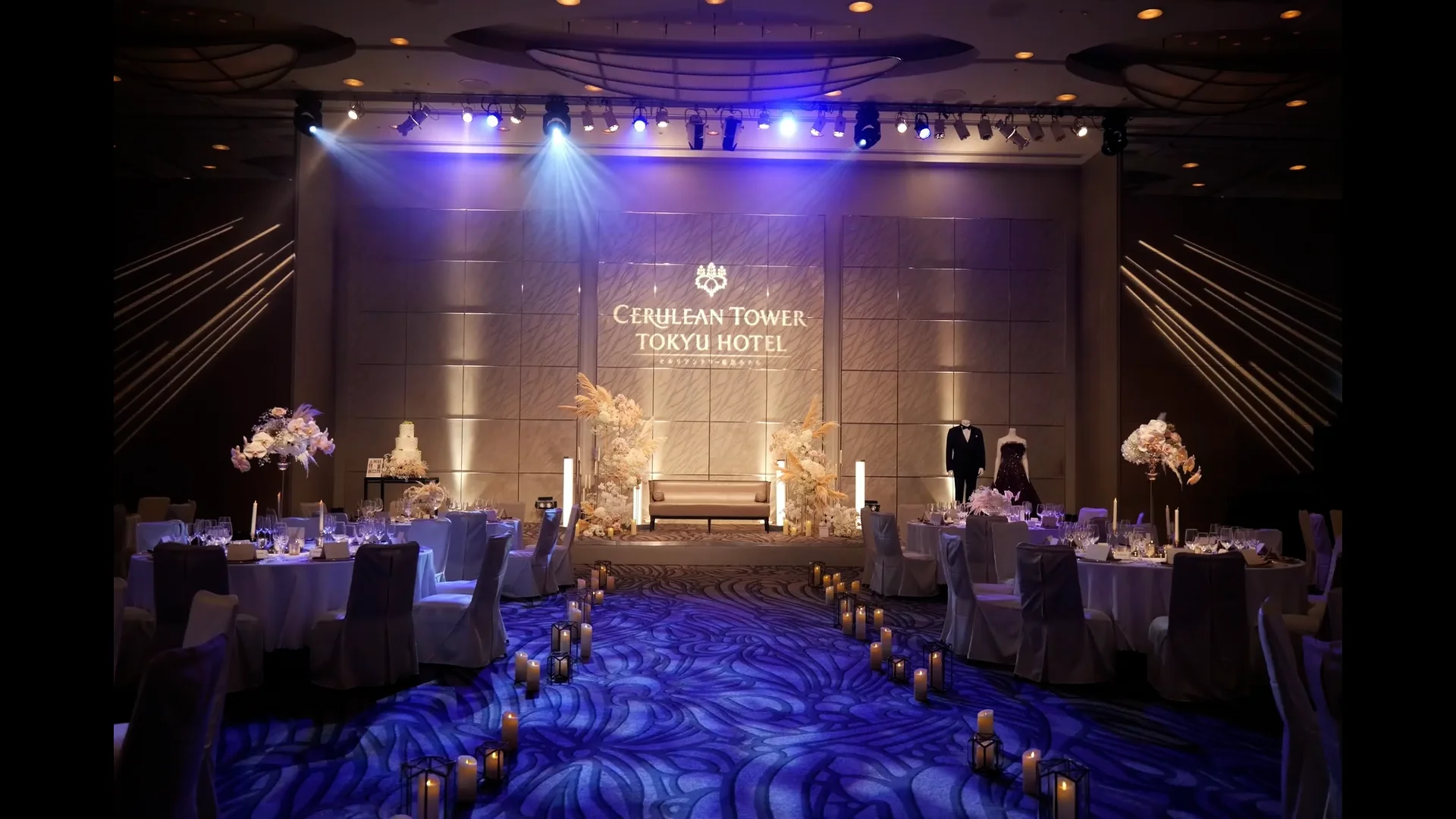 結婚式 装飾 ライト これからどんどん増える⁉︎ネオンライト×バルーン装飾/ Wedding 高砂編