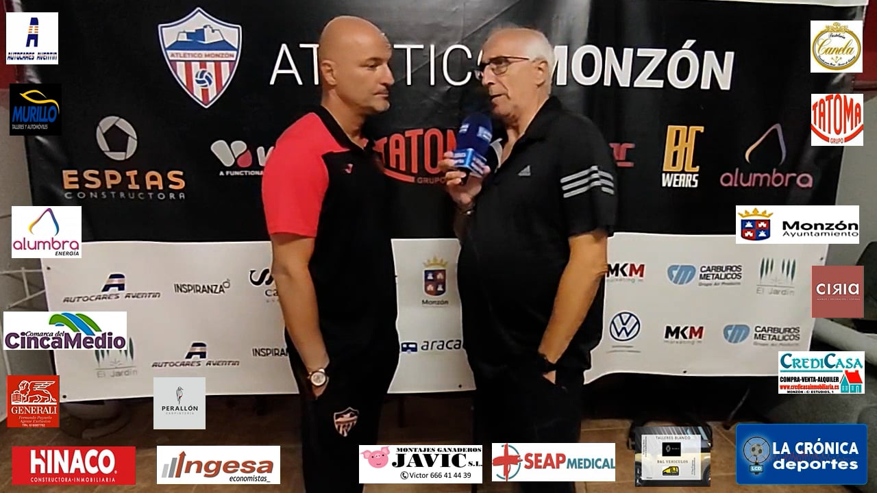 ISMAEL MARIANI (Entrenador Monzón) At Monzón Alumbra 2-1 CD Cariñena / J 3 / 3ª RFEF