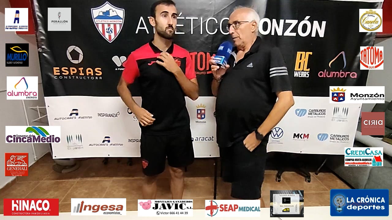 KIKE  RAUSELL (Jugador Monzón) At Monzón Alumbra 2-1 CD Cariñena / J 3 / 3ª RFEF